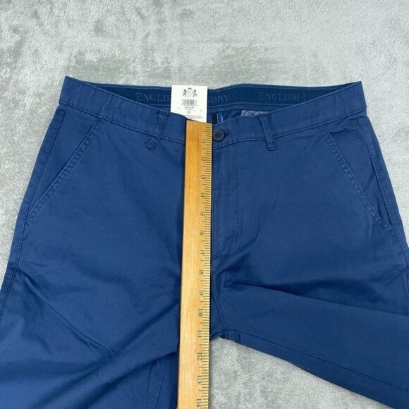 English Laundry Mens Slim Fit Blue Chino Pants Size 32x32 a0063 - Picture 4 of 9